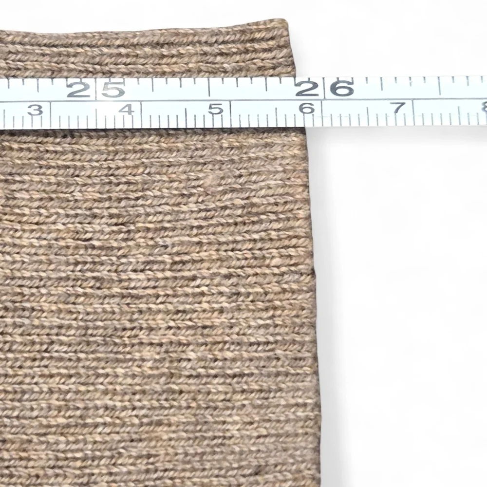 Claiborne Men's Cashmere Blend V-Neck Sweater English Brown Heather XXL NWT